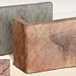 Шале 07-06 угловая 235х70х160х25 Ecostone