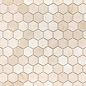Crema Marfil MAT hex 18x30x6 295x305x6 Caramelle Mosaic