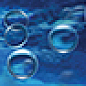 Бордюр Bubbles ultramarine 50x4 Laparet