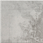 Stopnica Piatto gris narozna 30*30 CERRAD