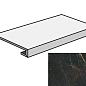 240553 MARBLE GRADONE NERO SL LAP 32,5x58,5 Versace (Gardenia Orchidea)