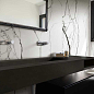 B&W Marble Floor Gres