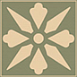050E006D202 ENC06 Ivory (Green) 5x5 Winckelmans