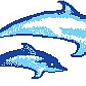 Y745-2 Porcelain Mosaic Design Dolphin-12 5x5 (510x270) Serapool