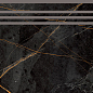Stage Granite Sandra Black / Ступень Гранит Сандра Черно-оливковый MR насечки 1200х300 Idalgo (Идальго) фото в миниатюре