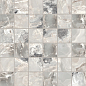 767649 Onyx&More Silver Blend Satin Mosaico 5x5 30x30 Casa Dolce Casa