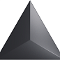 218242 Traingle Level Black Matt 15x17 ZYX