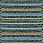 KMD2SOB002BN Декор чипсет Далия бирюзовый тёмный глянцевый 20x20x0,95 Kerama Marazzi
