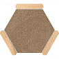 Sacramento Marron Pino 22x25 Monopole Ceramica