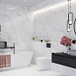 N60004 Crysta Crema Struttura Brillo 24.2x70 Eletto Ceramica