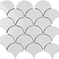 White Scales 25.9x27.9 Orro Mosaic