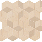 Delux Beige Tessere Rombi 26х28 Marca Corona