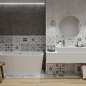 MO4A452 Motley многоцветный 29,8x29,8 Cersanit