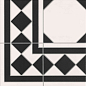 Oxford Negro Esquina 33x33 Realonda