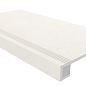 Комплект Ступень LN00 Luna 33x120 неполированная с бортиком + Подступенок 14.5x120 Estima