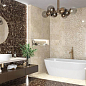 N60004 Crysta Crema Struttura Brillo 24.2x70 Eletto Ceramica