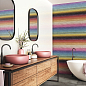 A036267 Decor Set (3) ABC Virnia Turquoise 40*120 Ape Ceramica