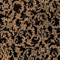 240703 Marble MODULO BAROCCHINO NERO 58,5x58,5 Versace (Gardenia Orchidea)