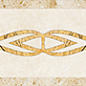 PJD-SDPH095 95 Waterjet Border (Datura) 60х20 Marmocer