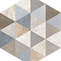 Hexagono Fingal Mix 23x26,6 VIVES