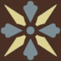 ENC06 Fleur 08 (BRU BEU IVO) 5x5 Winckelmans