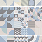 Decor Cromatica Mix Brillo 25x75 Cifre