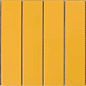 Y45P809 Strip Желтая матовая 4.5x19.5 28.8x19.5 Porcelain mosaic фото в миниатюре