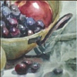 Monocolor Composicion Acuarela Uvas 20х40 Absolut Keramika