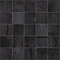 MM34034 Декор Metallica мозаичный чёрный 25х25 Laparet