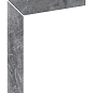Плинтус для кантиковой ступени Marble 441 Ceniza R9 596х596х11 Kerastep фото в миниатюре
