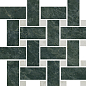 T038/SG6542 Серенада мозаичный зеленый лаппатированный 32x32 Kerama Marazzi