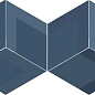 Flow Diamond Decor Blue 14x24 WOW