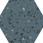 EC. Inspire blue hex 20x24 Ecoceramic