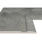 Угол фарфорового поручня внутренний 90 Pool Garden Grey 30x50 Serapool фото в миниатюре