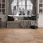 Chevron Ancona Chocolat 8x40 Ecoceramic