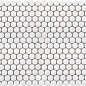 JNK81011 Penny Round White Antid. 315х309х6 StarMosaic