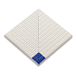 21217 IK Petit Carre Внутренний угол плитки с буртиком Cobalt-Unglazed 12x12 Serapool фото в миниатюре