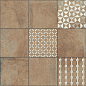 Kube Quinta Cotto-Carrara 45x45 La Platera