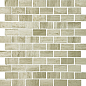 Pietrine Travertino Silver POL 2.3x4.8 - толщ. 4 мм 29.8x29.8 Caramelle Mosaic