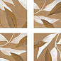 Leaves Honey 15x15 Eletto Ceramica
