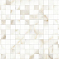 10100001118 Calacatta Gold Белый Мозаика 40x25 Global Tile