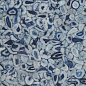 UA6L300612 Agata Blu Luc Shiny 150x300 Ariostea