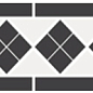 Border LISBON-1 with 1 strip Stand.(Tr.16 Dots 14 Strips 14) 28х15 Top Cer