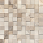 770248 Reves De Rex Noisette Mosaico 3D Mix 3x3 30x30 Rex Ceramiche