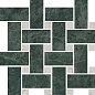 T038/SG6542 Серенада мозаичный зеленый лаппатированный 32x32 Kerama Marazzi