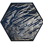 Rain Blue Hex 19.8x22.8 Prissmacer