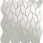 fQMU Onice Neve Leaves Mosaico 25.9x30.9 FAP Ceramiche