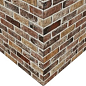 318-95 Брюгге брик Design угол 8x19x6.5 White Hills