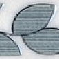 STG/B235/15016 Ньюпорт Цветы зеленый 40*3 Kerama Marazzi