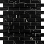 Mosaic Estrada Nero Brick bone 32.1x29.9 Velsaa